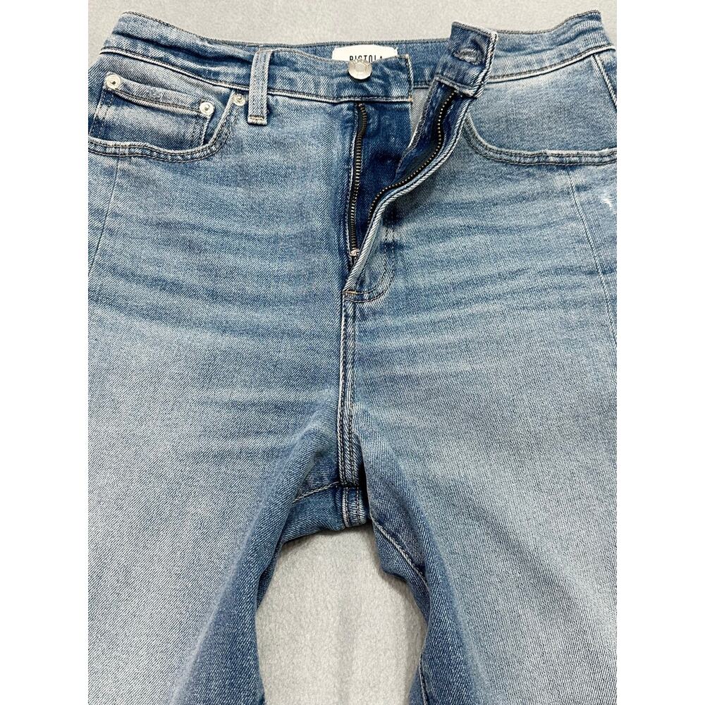 Pistola Eli High Rise Barrel Jeans Rhythm Vintage Blue Size 27 - Picture 7 of 12